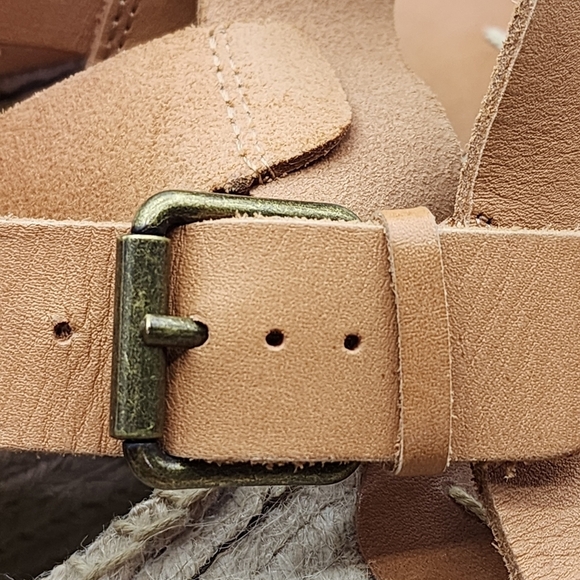 Soludos Women's Minorca Platform Espadrille Leather Sandals - 10 - Picture 4 of 9